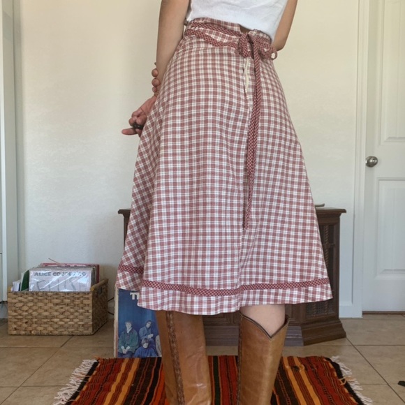 SOLD • vintage 70s gunne sax prairie skirt - Picture 3 of 4
